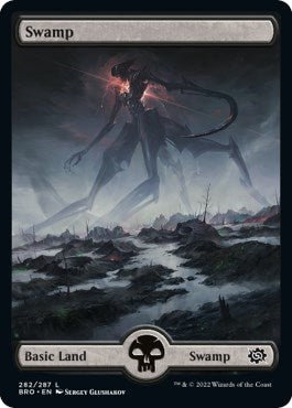 Swamp (282) - Full Art (The Brothers' War) Near Mint Foil