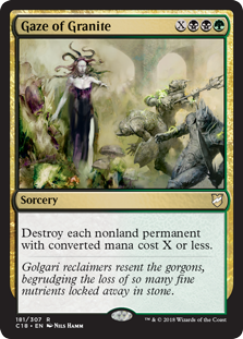 Gaze of Granite (Commander 2018) Near Mint