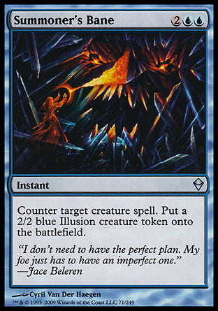 Summoner's Bane (Zendikar) Near Mint Foil