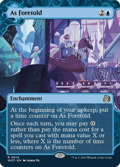 As Foretold (Wilds of Eldraine: Enchanting Tales) Near Mint
