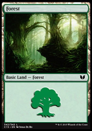 Forest 4 (Commander 2015) Near Mint