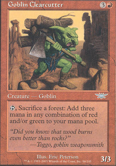 Goblin Clearcutter (Legions) Near Mint Foil