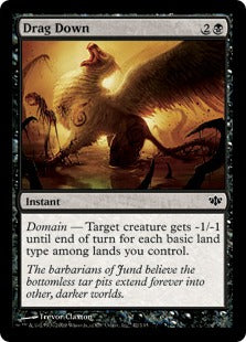 Drag Down (Conflux) Near Mint Foil