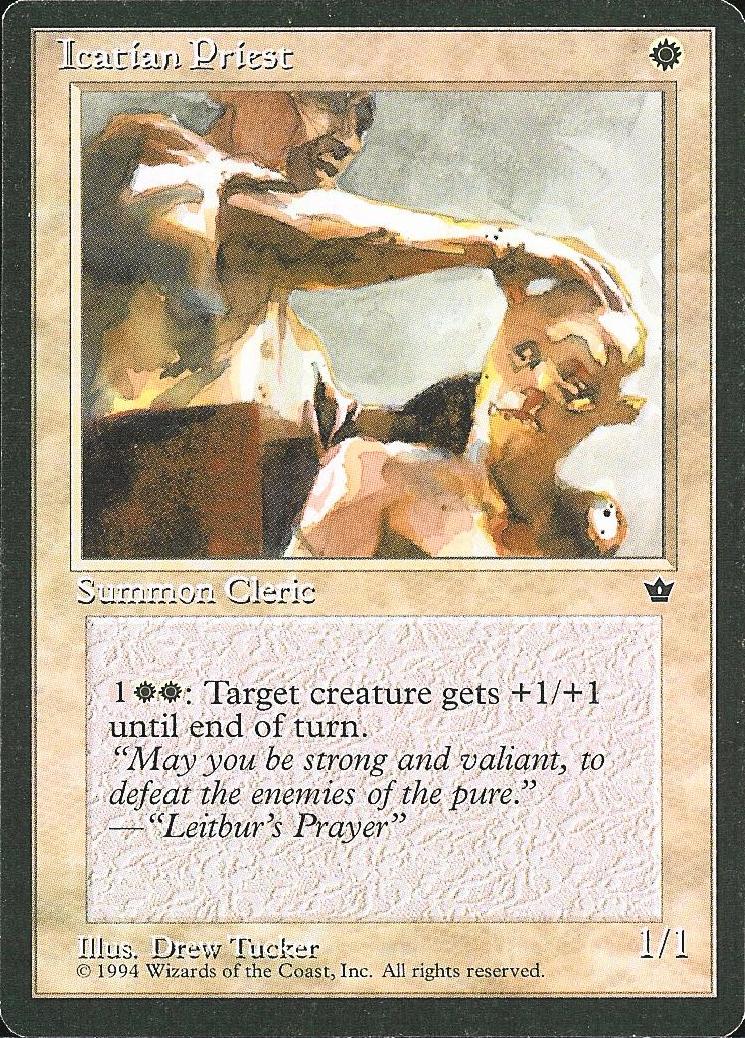 Icatian Priest (Fallen Empires) Near Mint