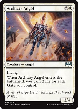 Archway Angel (Ravnica Allegiance) Near Mint Foil