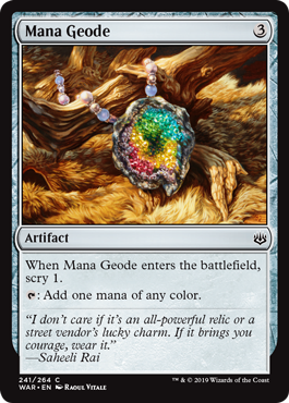 Mana Geode (War of the Spark) Near Mint Foil