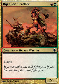 Rip-Clan Crasher (Shards of Alara) Near Mint Foil