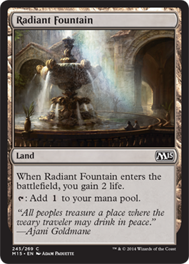 Radiant Fountain (Magic 2015 Core Set) Near Mint