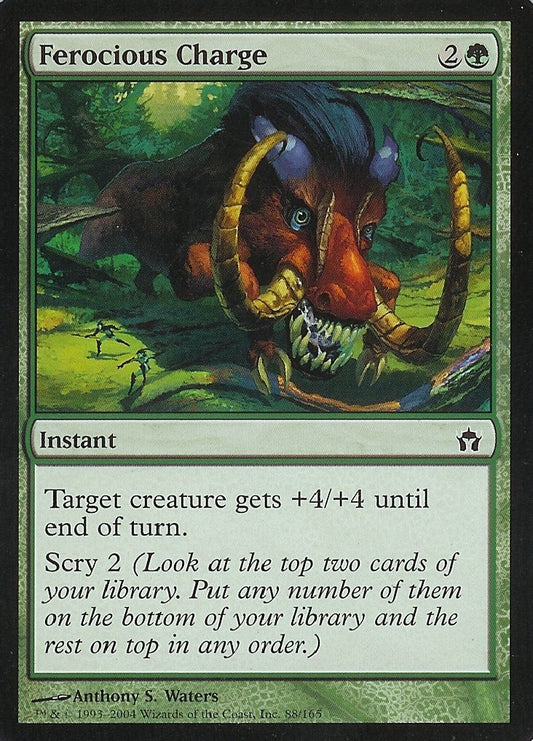 Ferocious Charge (Fifth Dawn) Near Mint Foil Chinese