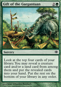 Gift of the Gargantuan (Shards of Alara) Near Mint Foil