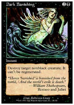 Dark Banishing (7th Edition) Near Mint Foil