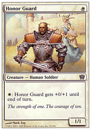 Honor Guard (9th Edition) Near Mint Foil
