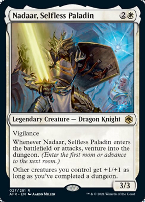 Nadaar, Selfless Paladin (Adventures in the Forgotten Realms) Near Mint