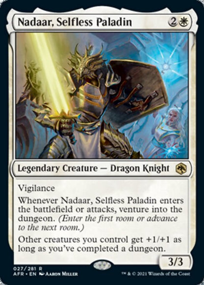 Nadaar, Selfless Paladin (Adventures in the Forgotten Realms) Near Mint