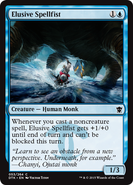 Elusive Spellfist (Dragons of Tarkir) Near Mint Foil