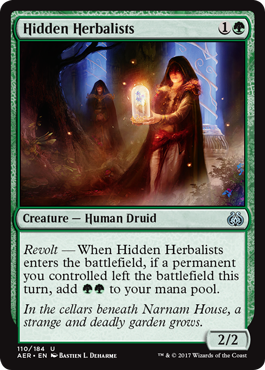 Hidden Herbalists (Aether Revolt) Near Mint Foil