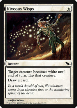 Niveous Wisps (Shadowmoor) Near Mint Foil