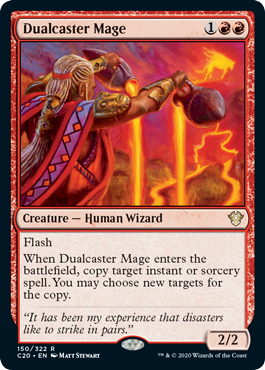 Dualcaster Mage (Commander 2020 Ikoria) Near Mint