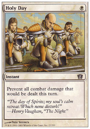 Holy Day (8th Edition) Near Mint Foil