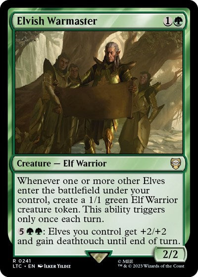 Elvish Warmaster (Commander: The Lord of the Rings: Tales of Middle-earth) Near Mint