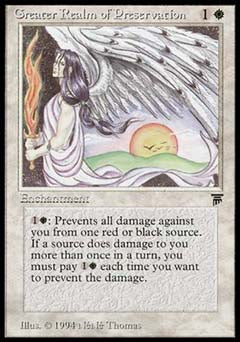 Greater Realm of Preservation (Legends) Near Mint