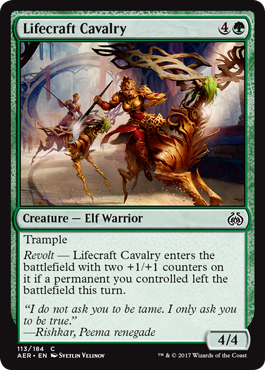 Lifecraft Cavalry (Aether Revolt) Near Mint Foil