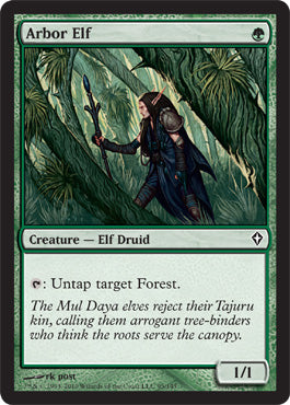 Arbor Elf (Worldwake) Near Mint Foil