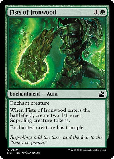 Fists of Ironwood (Ravnica Remastered) Near Mint Foil
