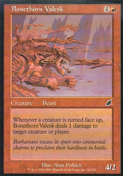 Bonethorn Valesk (Scourge) Light Play Foil
