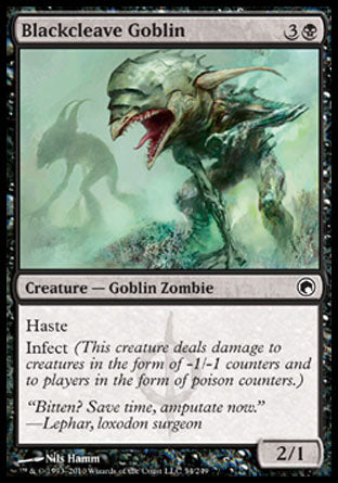 Blackcleave Goblin (Scars of Mirrodin) Near Mint Foil