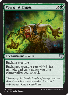 Vow of Wildness (Commander 2018) Near Mint