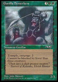 Gorilla Berserkers (1) (Alliances) Near Mint