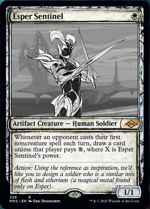 Esper Sentinel (Showcase) (Modern Horizons 2) Near Mint