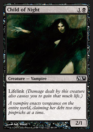 Child of Night (Magic 2011 Core Set) Near Mint Foil