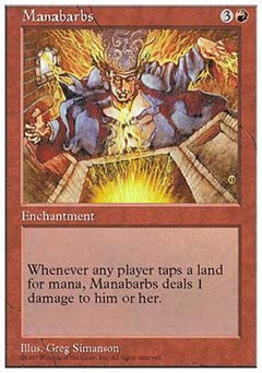 Manabarbs (5th Edition) Light Play