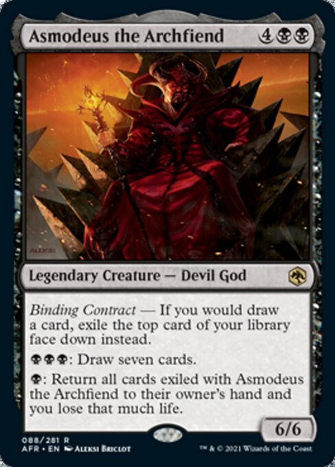 Asmodeus the Archfiend (Adventures in the Forgotten Realms) Near Mint Foil