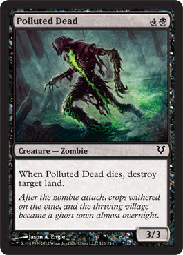 Polluted Dead (Avacyn Restored) Near Mint Foil