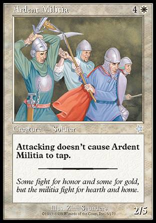 Ardent Militia (Starter 1999) Near Mint