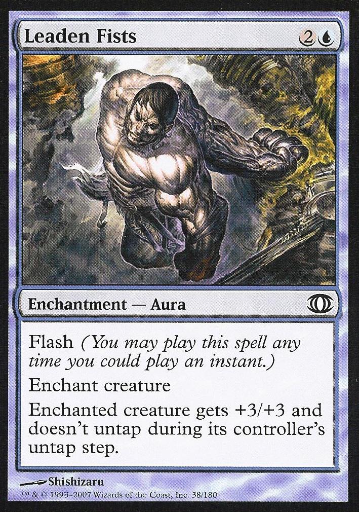 Leaden Fists (Futuresight) Light Play Foil Chinese