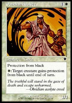 Obsidian Acolyte (Invasion) Near Mint