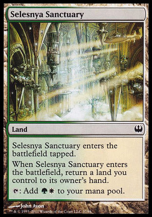 Selesnya Sanctuary (Duel Decks: Knights vs Dragons) Near Mint