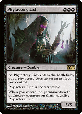 Phylactery Lich (Magic 2013 Core Set) Near Mint Foil