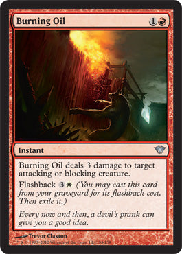 Burning Oil (Dark Ascension) Near Mint Japanese