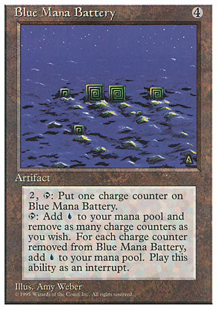 Blue Mana Battery (4th Edition) Good