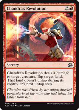 Chandra's Revolution (Aether Revolt) Near Mint Foil
