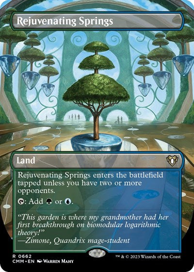 Rejuvenating Springs (Borderless) (Commander Masters) Near Mint