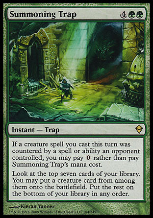 Summoning Trap (Zendikar) Near Mint Japanese