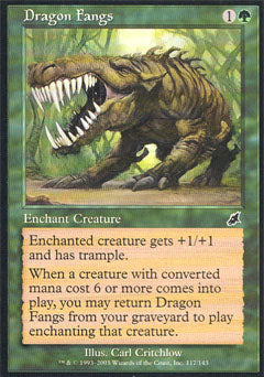 Dragon Fangs (Scourge) Near Mint Foil