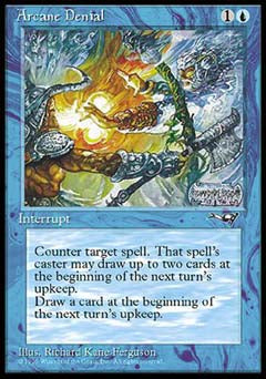 Arcane Denial (1) (Alliances) Light Play
