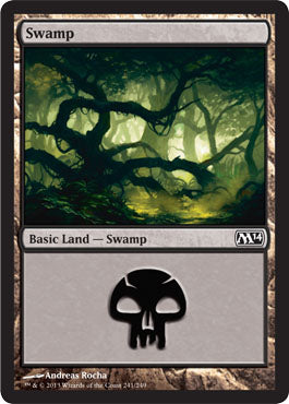 Swamp (241) (Magic 2014 Core Set) Near Mint Foil
